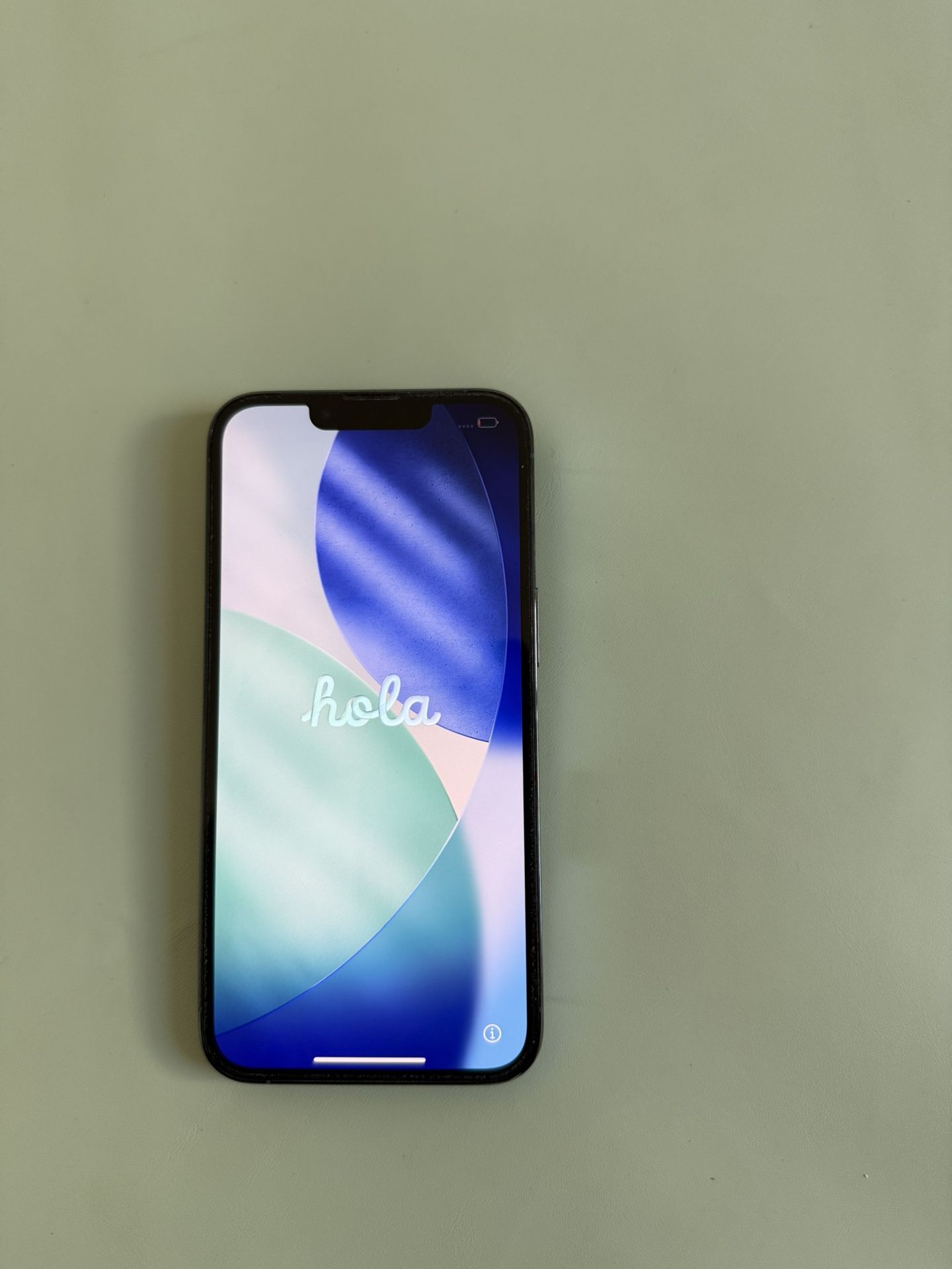 New IPhone 13 pro Blue Color