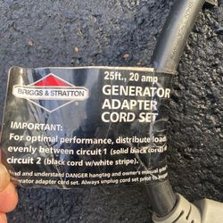 25’ Generator Adapter Chord