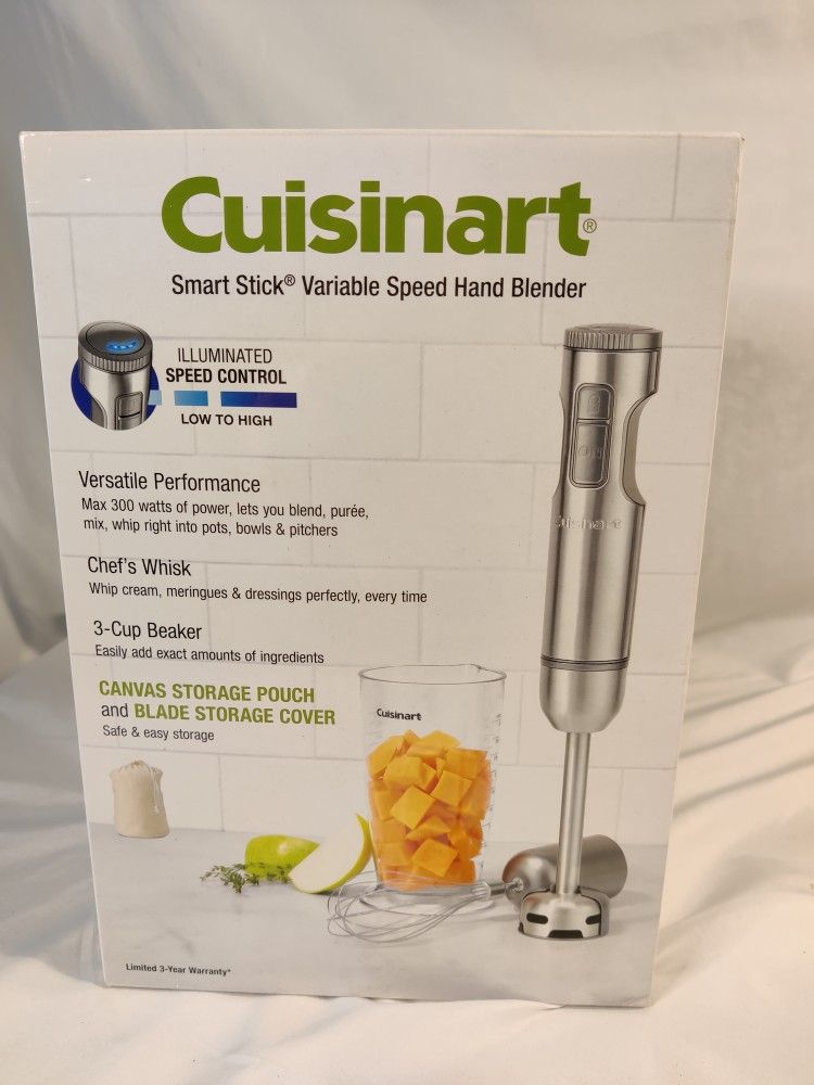 Cuisinart Smart Stick Variable Speed Hand Blender HB-600PC NEW for Sale in  Artesia, CA - OfferUp
