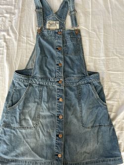 Overall Denim Dress