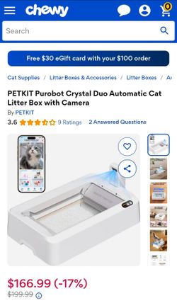 Ai Cat Litter Box: Self-cleaning Cleaning with wifi Camera