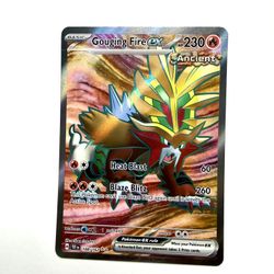 Gouging Fire ex 188/162 Full Art Temporal Forces Pokemon