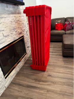 6 Red Stackable Kiddie Cot