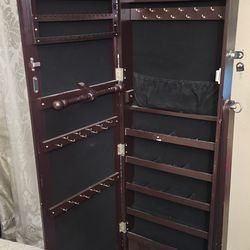 Mirror Jewelry Cabinet