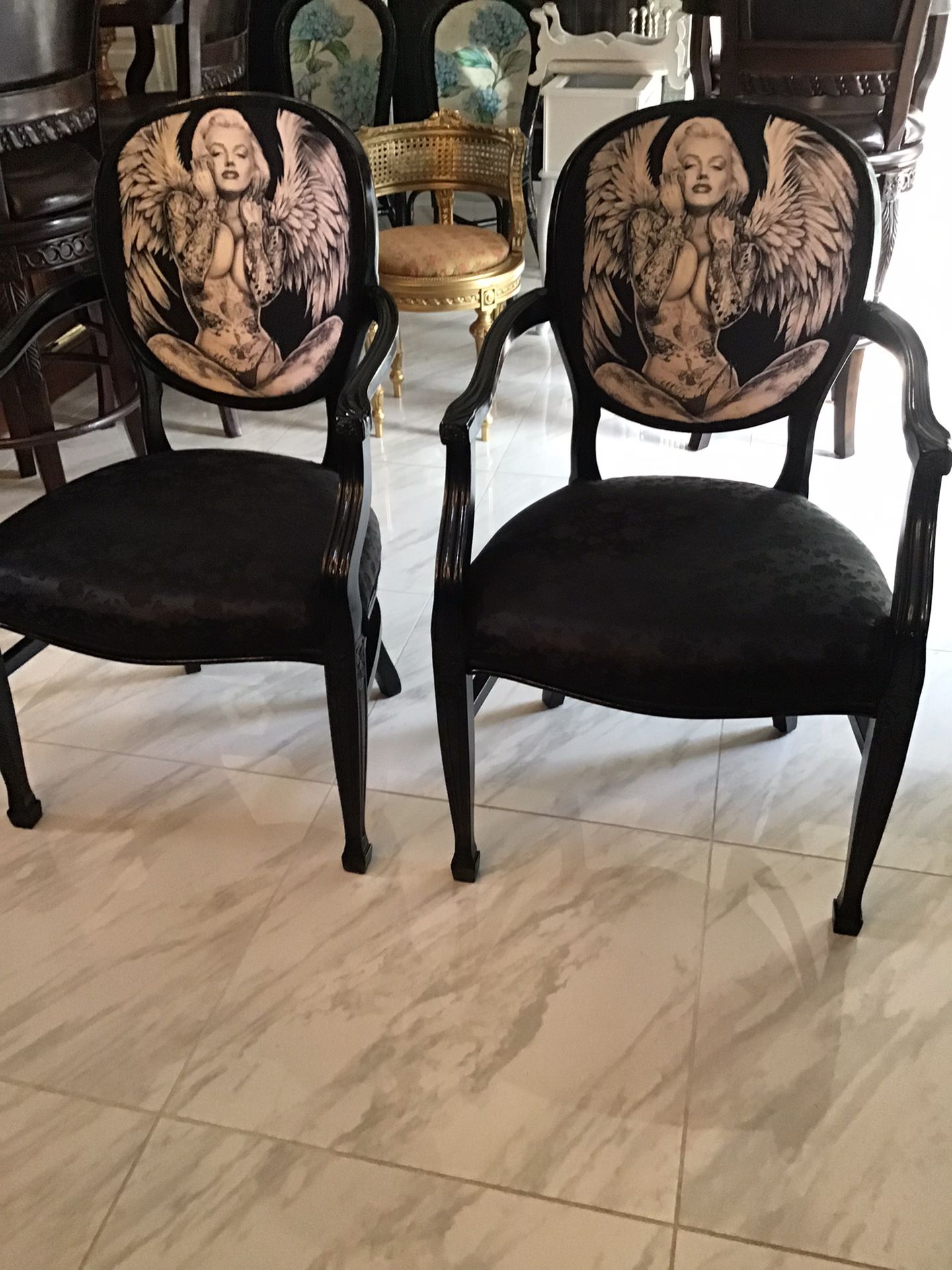 Pair Of Marilyn Monroe Chairs
