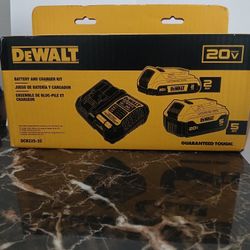 Dewalt Batterries and Charger Kit