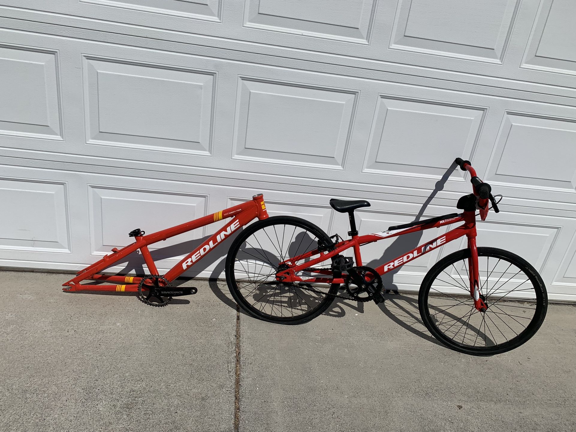 Redline MX 20 Junior Red TT Aluminum BMX Excellent
