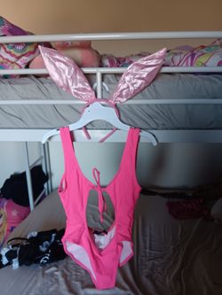 RAVEWEAR...Pink Bunny Costume Set with Ears