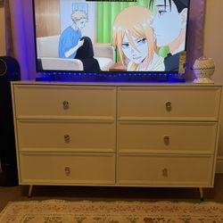 White 6 Drawer Dresser