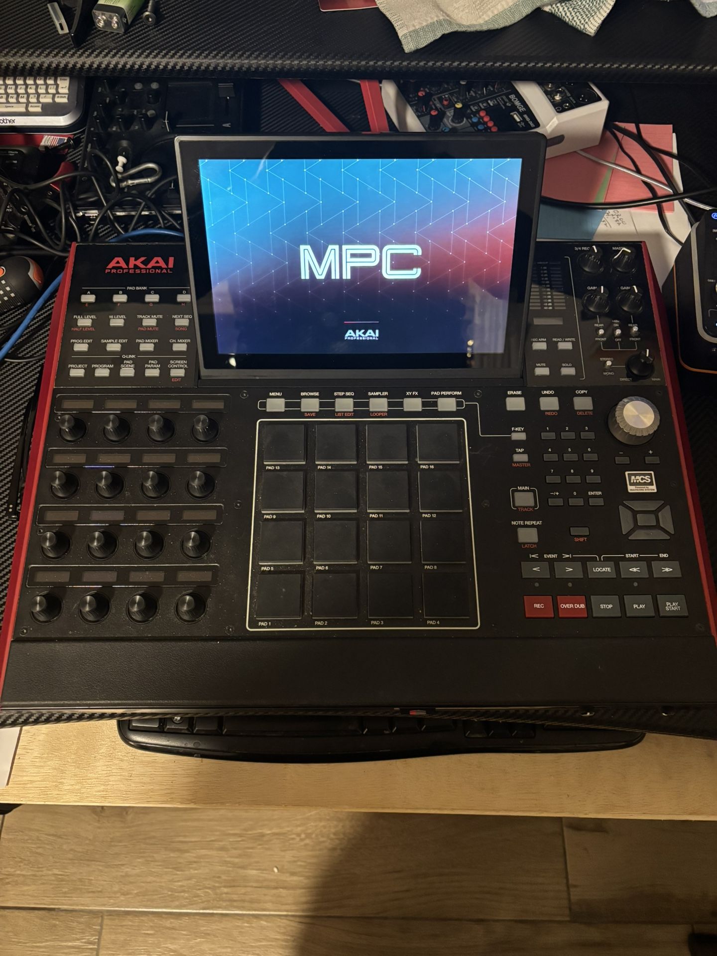 Akai MPCX. Also Comes With Carrying Case