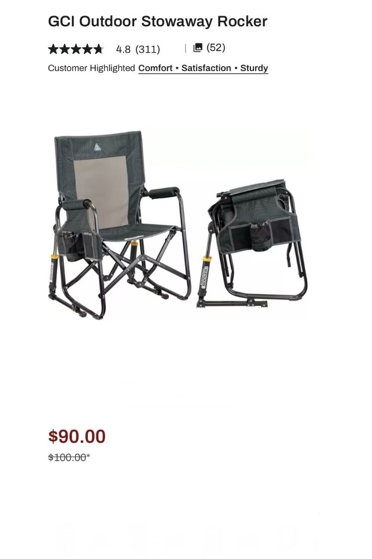 Outdoor Rocking Chair 
