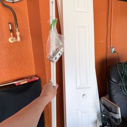 Double Folding  Closet Door Everything Included 