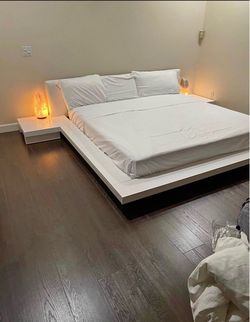 Modern King bed and night stands