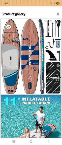Brand New Suncorp 11'x34'' Inflatable Paddle Board