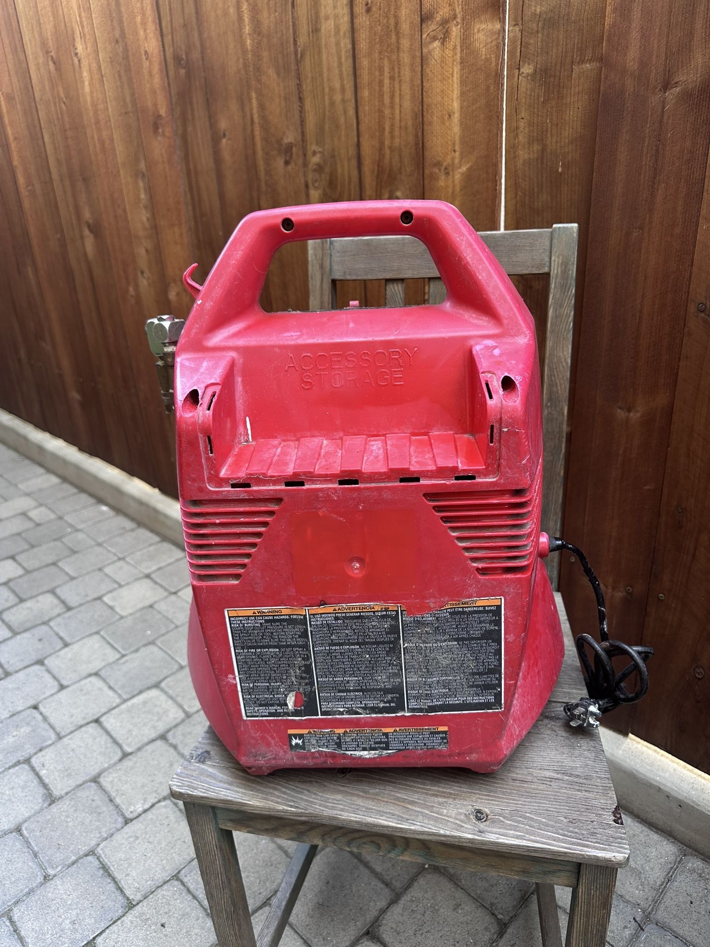 Husky 1.5 gallon compressor