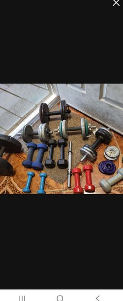Weights alot Weights  over we r 200lbs all for $125