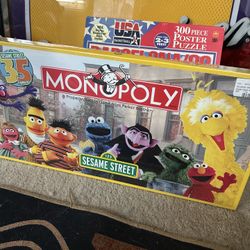 Sesame Street Monopoly Still Seald 