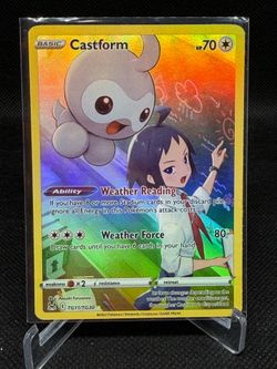 Castform full art Pokemon card lost origin