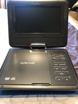 Craig portable TV and DVD player