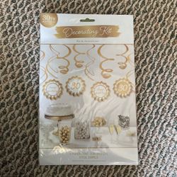 30th Birthday Decoration Kit