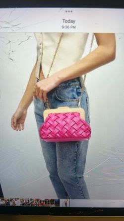 Urban expressions hot pink handbag