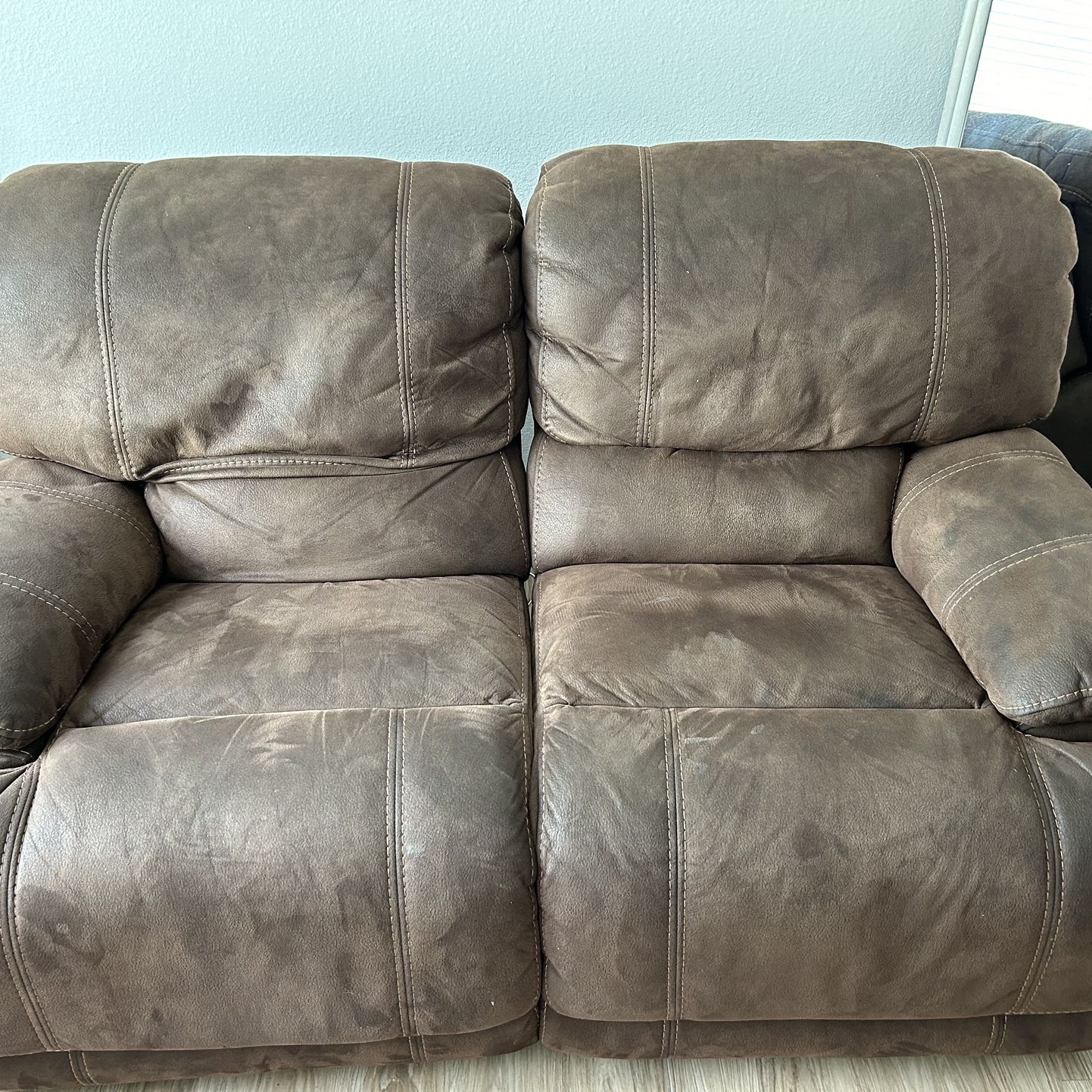 Leather loveseat Couch