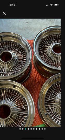 Set of 15”s wire wheels