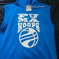 Puma Hoops mens sleeveless hoodie Brand new basketball
