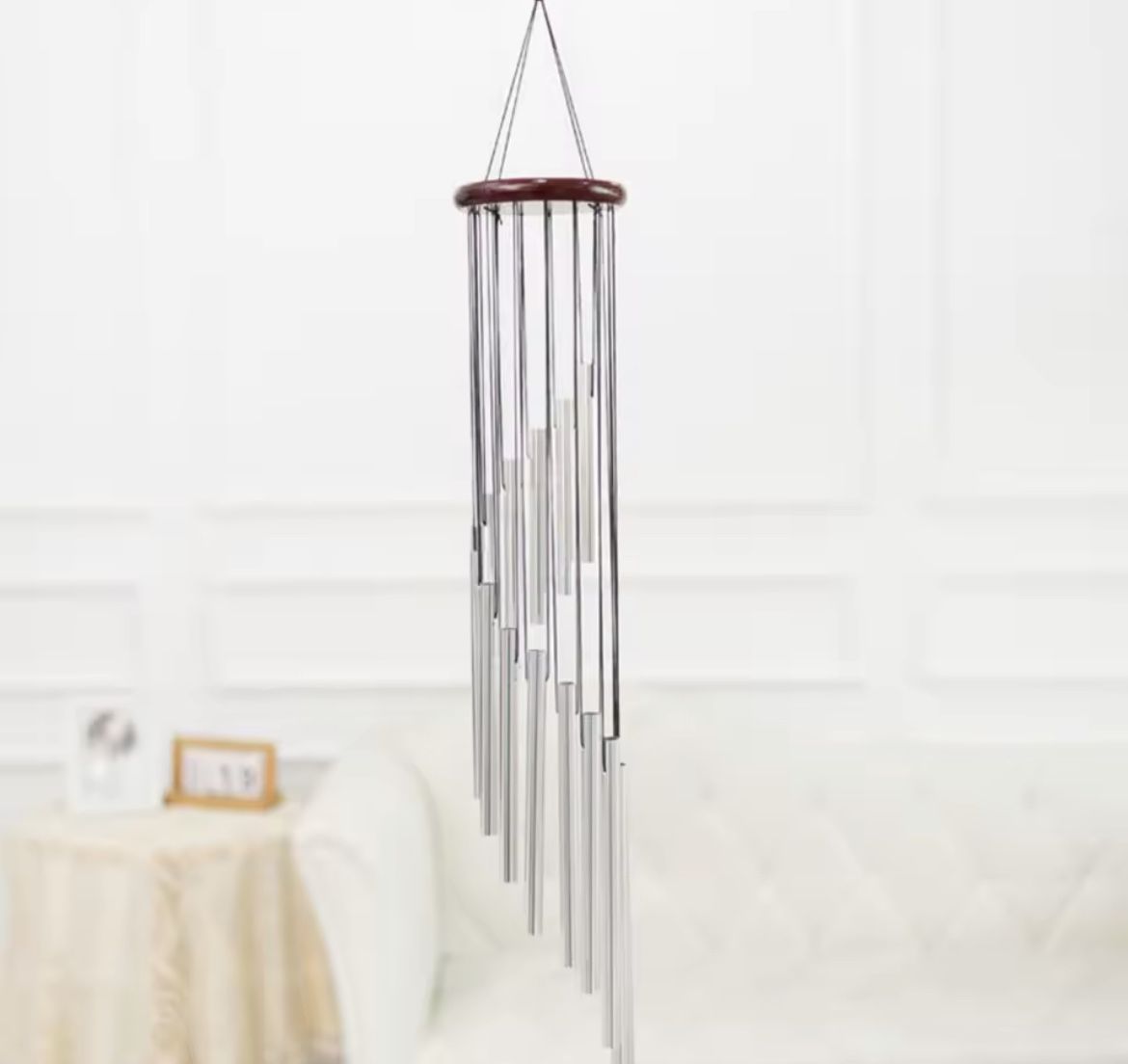 12 Tubes Classic Step By Step Rotating Multi-Tube Metal Aluminium Tube Wind Chime Creative Home Hanging Ornaments Jewelry