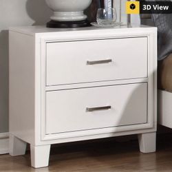 White Nightstand Brand New In Box 