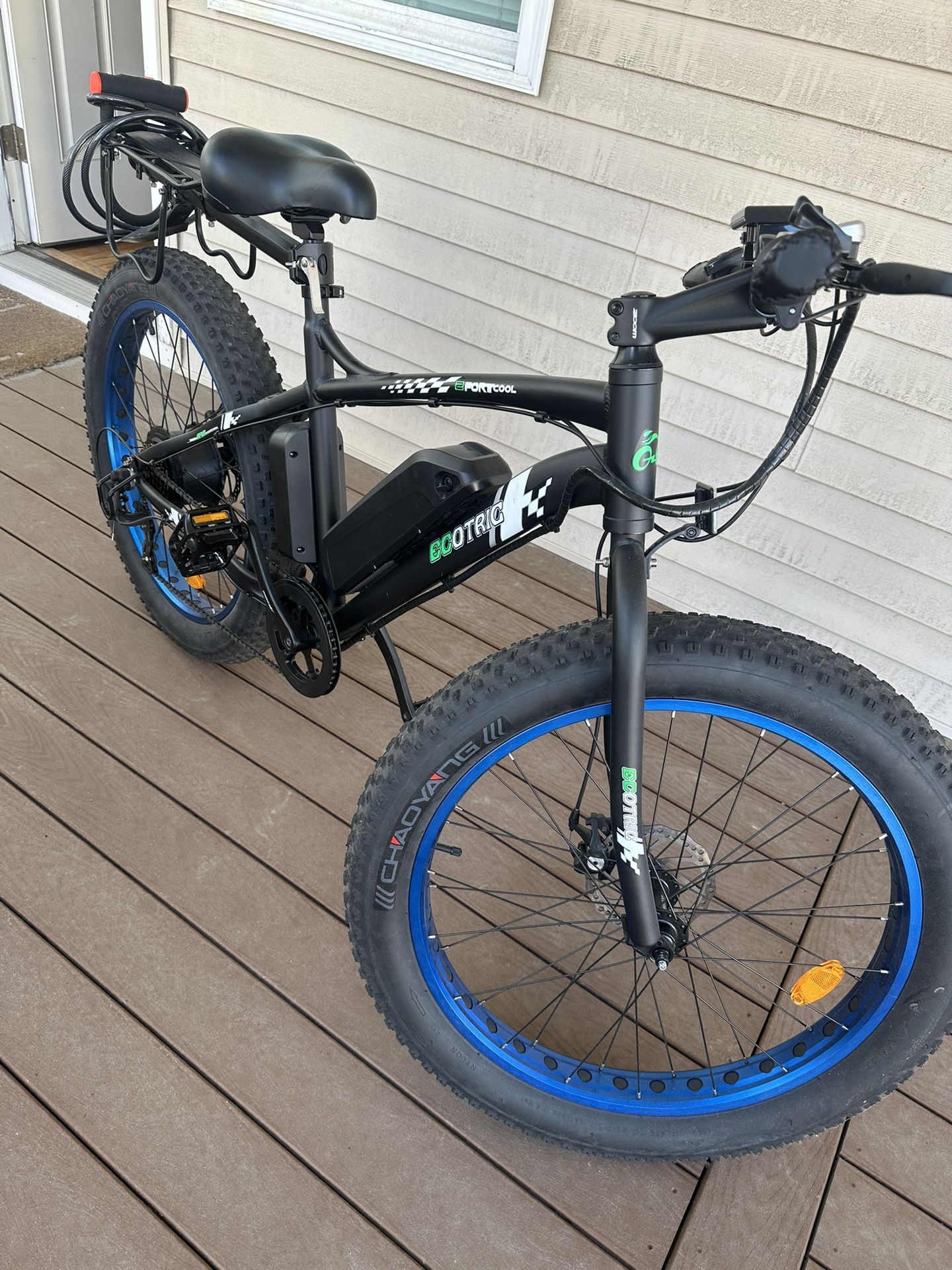 Ecotric E-Bike 26” Fat Tires