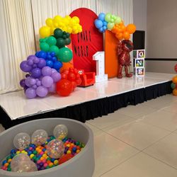 Birthday Balloon Backdrop