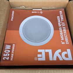 6 PYLE 8" in ceiling speakers