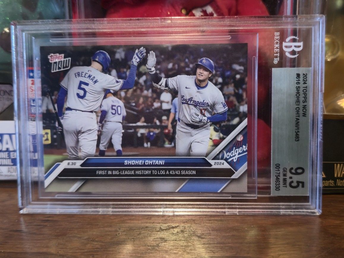 2024 Shohei Ohtani TOPPS Now #616 / 15483 BECKETT (BGS) 9.5 GEM MINT