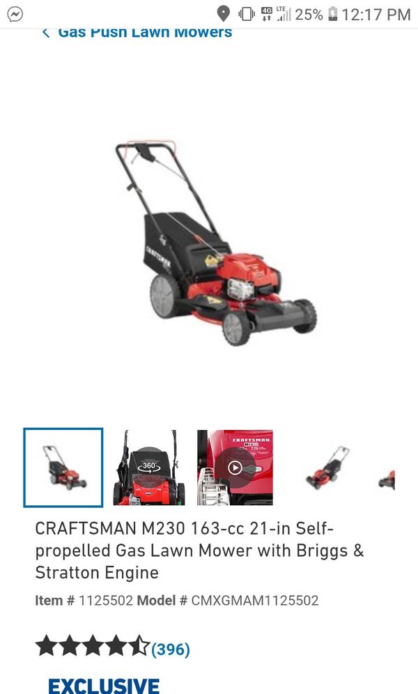 Craftsman M230 Lawn Mower Manual