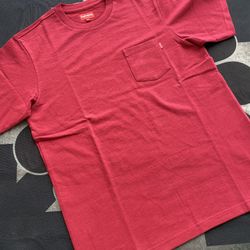 Supreme Pocket Tee Cardinal Red