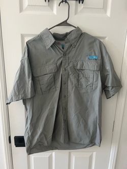 Large Gray Tuna Fishing Shirt