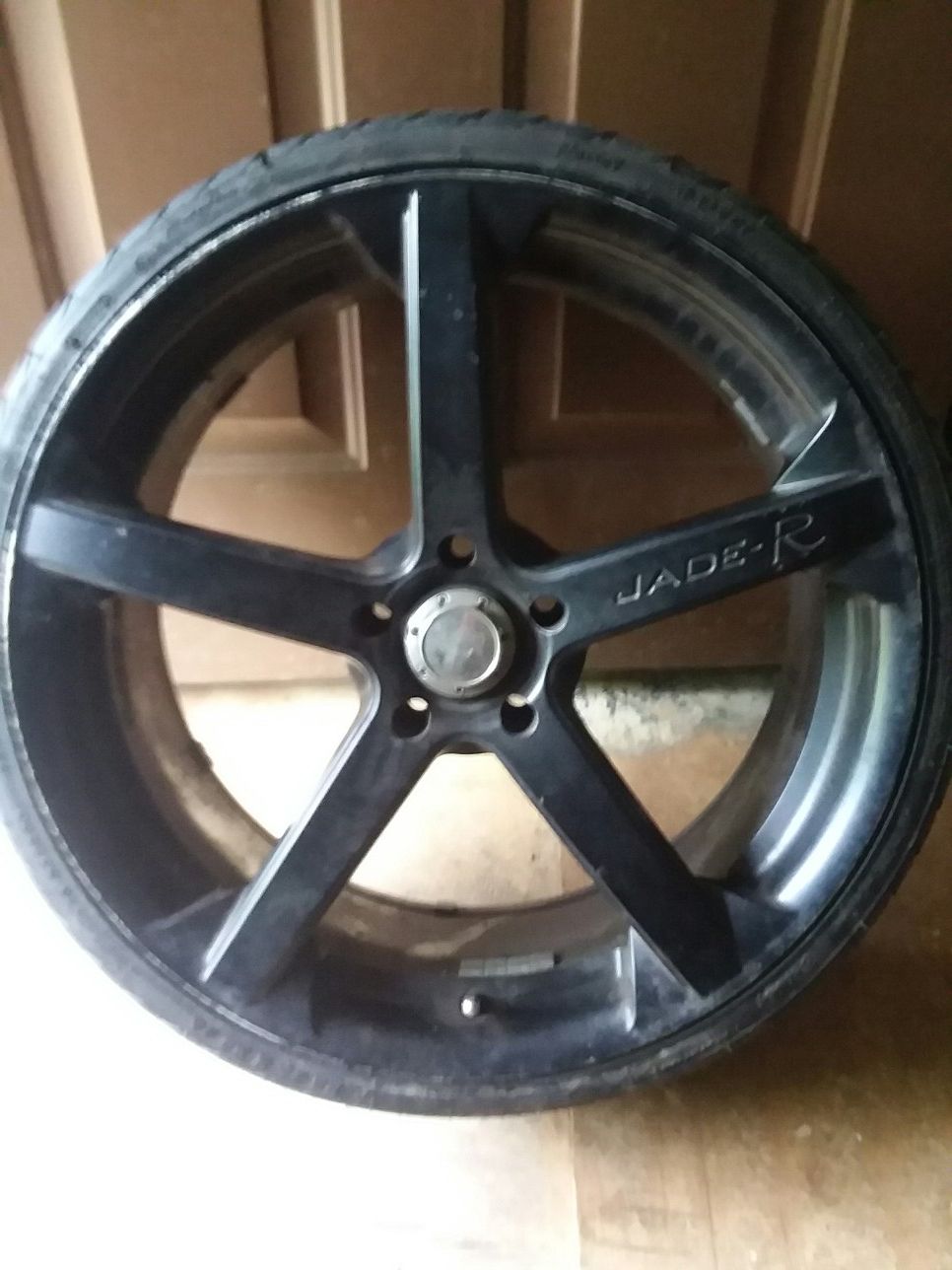 20' Jade-R black rims