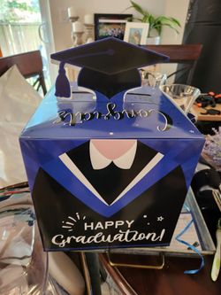 Graduation card box and advice cards