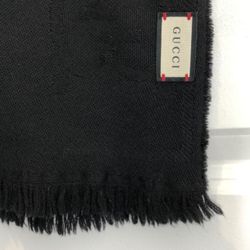 Black Gucci scarf