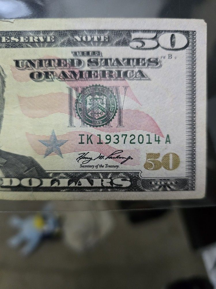2006 $50 TOMBSTONE Note!
