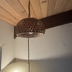 Hanging Light Fixtures (x 2)