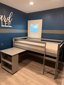 Kid’s Loft Bed w/ Pull Out Desk
