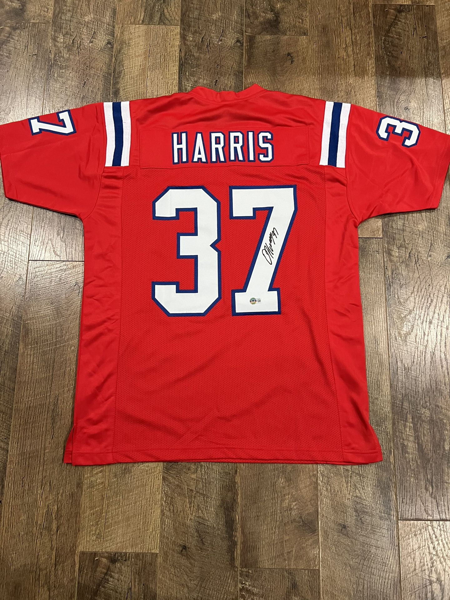 Damien Harris Signed Patriots Jersey