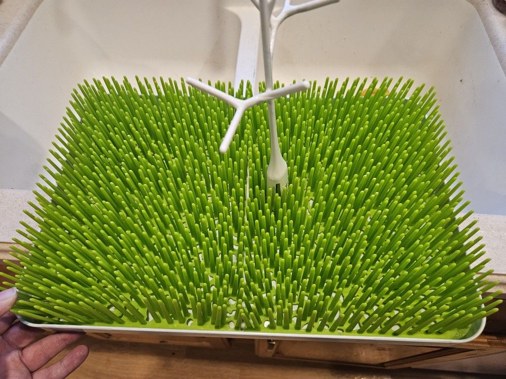 Double Bottle Drying Rack With Holder