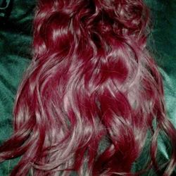 New ! Synthetic 22 Inch Beach Wave Halo Clop In Extensions