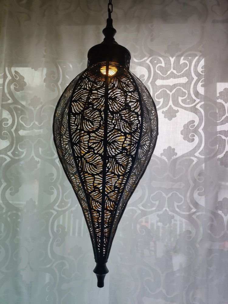 Costco Indoor Outdoor Hanging Battery Operated Lamp
