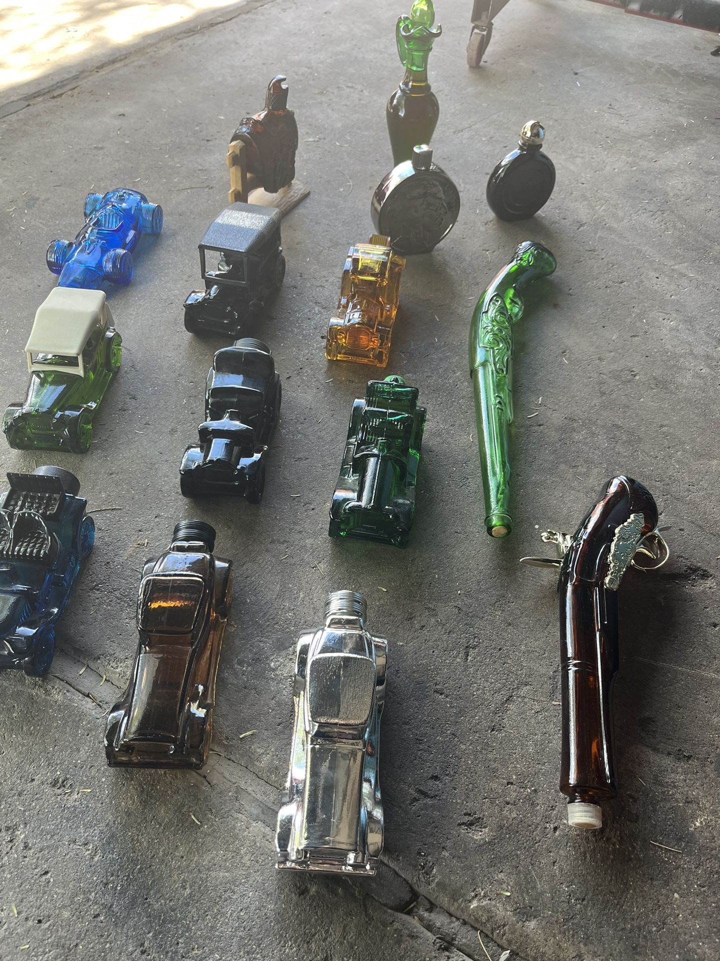 Vintage Glass Bottles Collection  
