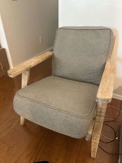 Modern Gray Accent Chair