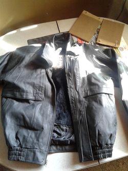 Leather jacket
